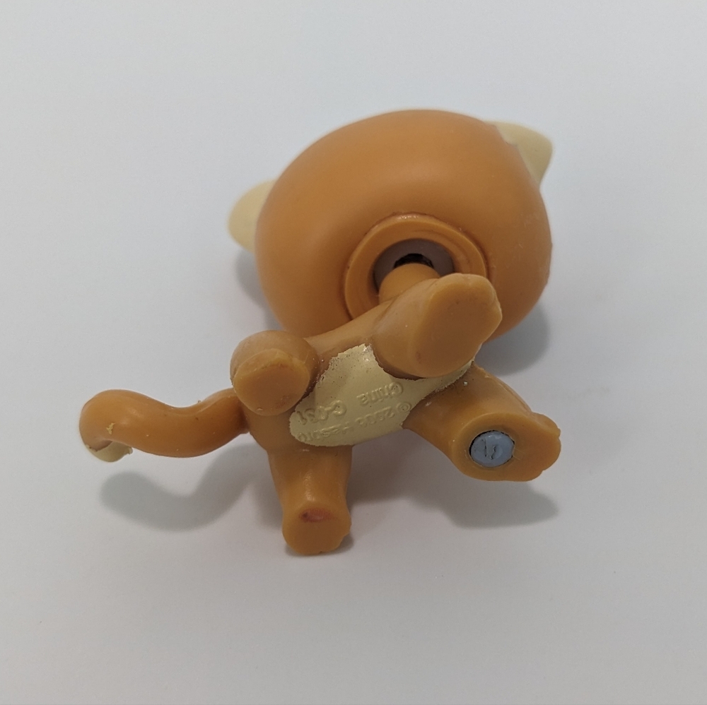 Littlest Pet Shop Puzzle Shorthair Cat Orange Tabby Figure Toy - Picture 4 of 8